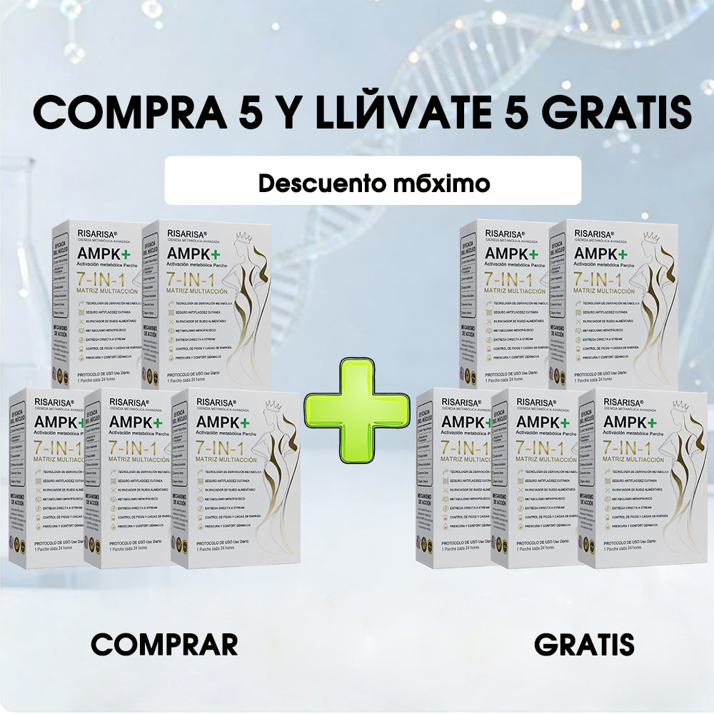 𝑶𝒇𝒊𝒄𝒊𝒂𝒍 𝑺𝒕𝒐𝒓𝒆 |𝐑𝐢𝐬𝐚𝐫𝐢𝐬𝐚® 🇺🇸 𝟕-𝐈𝐍-𝟏 𝐏𝐚𝐫𝐜𝐡𝐞 𝐌𝐞𝐭𝐚𝐛𝐨́𝐥𝐢𝐜𝐨 & 𝐑𝐞𝐚𝐟𝐢𝐫𝐦𝐚𝐧𝐭𝐞 (𝐓𝐞𝐜𝐧𝐨𝐥𝐨𝐠𝐢́𝐚 𝐌𝐢𝐜𝐫𝐨-𝐃𝐢𝐟𝐮𝐬𝐢𝐨́𝐧, 𝐄𝐟𝐞𝐜𝐭𝐨 𝟐𝟒𝐇) 𝐏𝐚𝐫𝐚 𝐂𝐨𝐧𝐭𝐫𝐨𝐥 𝐝𝐞 𝐏𝐞𝐬𝐨, 𝐀𝐧𝐭𝐨𝐣𝐨𝐬, 𝐄𝐧𝐞𝐫𝐠𝐢́𝐚 𝐲 𝐌𝐞𝐭𝐚𝐛𝐨𝐥𝐢𝐬𝐦𝐨 𝐝𝐞 𝐀𝐳𝐮́𝐜𝐚𝐫𝐞𝐬 🧬🧪