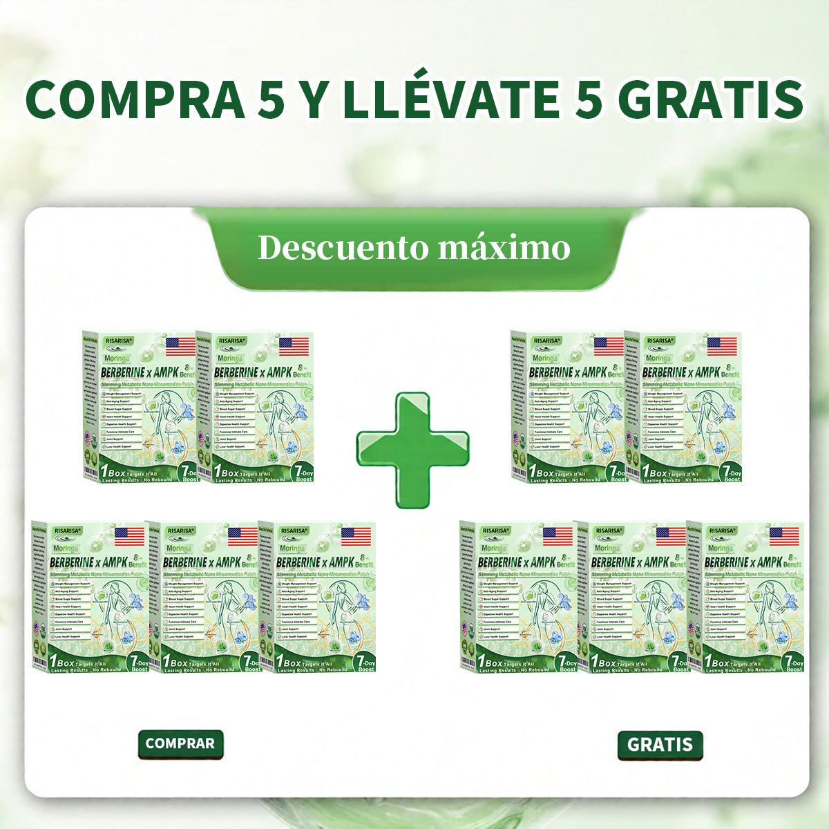 ✅ RISARISA® 𝐌𝐨𝐫𝐢𝐧𝐠𝐚 × 𝐁𝐞𝐫𝐛𝐞𝐫𝐢𝐧𝐚 × 𝐀𝐌𝐏𝐊 𝐏𝐚𝐫𝐜𝐡𝐞 𝐍𝐚𝐧𝐨 𝐝𝐞 𝐌𝐢𝐜𝐫𝐨𝐚𝐠𝐮𝐣𝐚𝐬 𝐀𝐝𝐞𝐥𝐠𝐚𝐳𝐚𝐧𝐭𝐞 𝐲 𝐌𝐞𝐭𝐚𝐛𝐨́𝐥𝐢𝐜𝐨 🇺🇸 (𝐒𝐨𝐥𝐨 𝐮𝐧𝐚 𝐯𝐞𝐳 𝐚𝐥 𝐝𝐢́𝐚, 𝐜𝐚𝐦𝐛𝐢𝐨𝐬 𝐯𝐢𝐬𝐢𝐛𝐥𝐞𝐬 𝐞𝐧 𝟕 𝐝𝐢́𝐚𝐬) ✅ 𝐏𝐚𝐫𝐚 𝐨𝐛𝐞𝐬𝐢𝐝𝐚𝐝, 𝐟𝐥𝐚𝐜𝐢𝐝𝐞𝐳 𝐝𝐞 𝐥𝐚 𝐩𝐢𝐞𝐥, 𝐝𝐢𝐚𝐛𝐞𝐭𝐞𝐬, 𝐚𝐩𝐧𝐞𝐚 𝐝𝐞𝐥 𝐬𝐮𝐞𝐧̃𝐨, 𝐩𝐫𝐨𝐛𝐥𝐞𝐦𝐚𝐬 𝐚𝐫𝐭𝐢𝐜𝐮𝐥𝐚𝐫𝐞𝐬 𝐲 𝐦𝐚́𝐬 🎁🎁