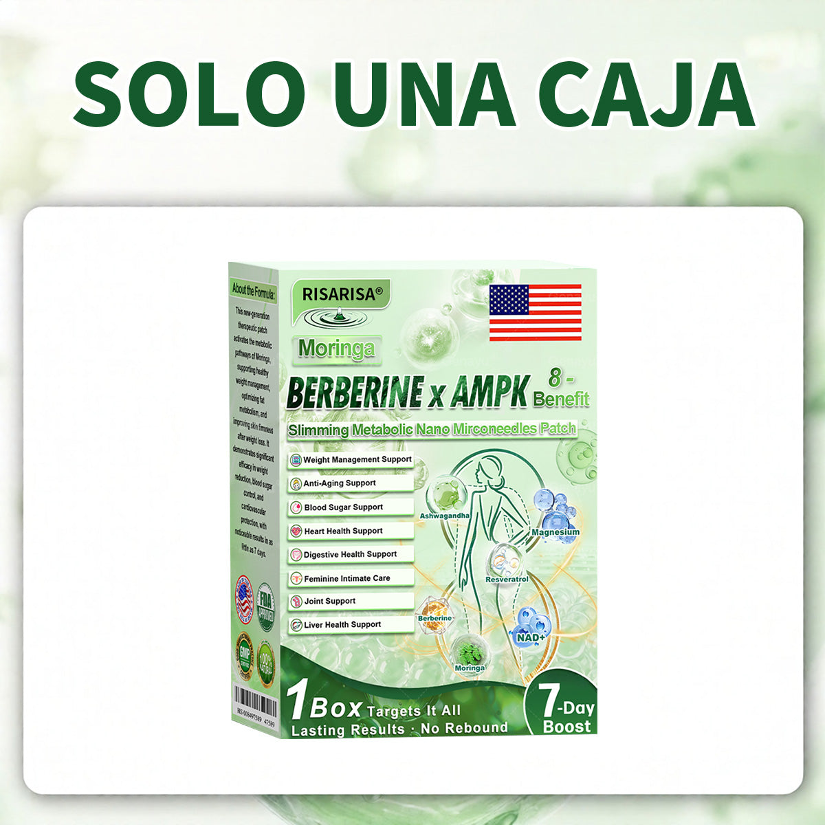 ✅ RISARISA® 𝐌𝐨𝐫𝐢𝐧𝐠𝐚 × 𝐁𝐞𝐫𝐛𝐞𝐫𝐢𝐧𝐚 × 𝐀𝐌𝐏𝐊 𝐏𝐚𝐫𝐜𝐡𝐞 𝐍𝐚𝐧𝐨 𝐝𝐞 𝐌𝐢𝐜𝐫𝐨𝐚𝐠𝐮𝐣𝐚𝐬 𝐀𝐝𝐞𝐥𝐠𝐚𝐳𝐚𝐧𝐭𝐞 𝐲 𝐌𝐞𝐭𝐚𝐛𝐨́𝐥𝐢𝐜𝐨 🇺🇸 (𝐒𝐨𝐥𝐨 𝐮𝐧𝐚 𝐯𝐞𝐳 𝐚𝐥 𝐝𝐢́𝐚, 𝐜𝐚𝐦𝐛𝐢𝐨𝐬 𝐯𝐢𝐬𝐢𝐛𝐥𝐞𝐬 𝐞𝐧 𝟕 𝐝𝐢́𝐚𝐬）  ✅ 𝐏𝐚𝐫𝐚 𝐨𝐛𝐞𝐬𝐢𝐝𝐚𝐝, 𝐟𝐥𝐚𝐜𝐢𝐝𝐞𝐳 𝐝𝐞 𝐥𝐚 𝐩𝐢𝐞𝐥, 𝐝𝐢𝐚𝐛𝐞𝐭𝐞𝐬, 𝐚𝐩𝐧𝐞𝐚 𝐝𝐞𝐥 𝐬𝐮𝐞𝐧̃𝐨, 𝐩𝐫𝐨𝐛𝐥𝐞𝐦𝐚𝐬 𝐚𝐫𝐭𝐢𝐜𝐮𝐥𝐚𝐫𝐞𝐬 𝐲 𝐦𝐚́𝐬 🎁🎁