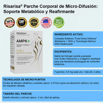 𝑶𝒇𝒊𝒄𝒊𝒂𝒍 𝑺𝒕𝒐𝒓𝒆 |𝐑𝐢𝐬𝐚𝐫𝐢𝐬𝐚® 🇺🇸 𝟕-𝐈𝐍-𝟏 𝐏𝐚𝐫𝐜𝐡𝐞 𝐌𝐞𝐭𝐚𝐛𝐨́𝐥𝐢𝐜𝐨 & 𝐑𝐞𝐚𝐟𝐢𝐫𝐦𝐚𝐧𝐭𝐞 (𝐓𝐞𝐜𝐧𝐨𝐥𝐨𝐠𝐢́𝐚 𝐌𝐢𝐜𝐫𝐨-𝐃𝐢𝐟𝐮𝐬𝐢𝐨́𝐧, 𝐄𝐟𝐞𝐜𝐭𝐨 𝟐𝟒𝐇) 𝐏𝐚𝐫𝐚 𝐂𝐨𝐧𝐭𝐫𝐨𝐥 𝐝𝐞 𝐏𝐞𝐬𝐨, 𝐀𝐧𝐭𝐨𝐣𝐨𝐬, 𝐄𝐧𝐞𝐫𝐠𝐢́𝐚 𝐲 𝐌𝐞𝐭𝐚𝐛𝐨𝐥𝐢𝐬𝐦𝐨 𝐝𝐞 𝐀𝐳𝐮́𝐜𝐚𝐫𝐞𝐬 🧬🧪
