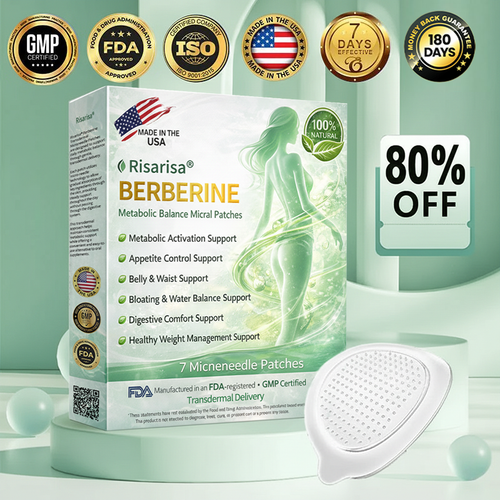 ⏳ Oferta por tiempo limitado | Risarisa® BERBERINE ❤️ Solución de Parche Nano Un enfoque integral, sin dolor ni agotamiento, para apoyar obesidad, hígado graso, presión alta, inflamación y dolor articular, todo en un solo protocolo.💎🪁