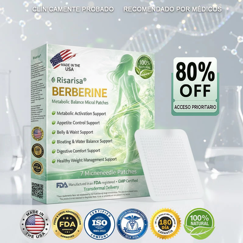 ⏳ Oferta por tiempo limitado | Risarisa® BERBERINE ❤️ Solución de Parche Nano Un enfoque integral, sin dolor ni agotamiento, para apoyar obesidad, hígado graso, presión alta, inflamación y dolor articular, todo en un solo protocolo.🎋🎍