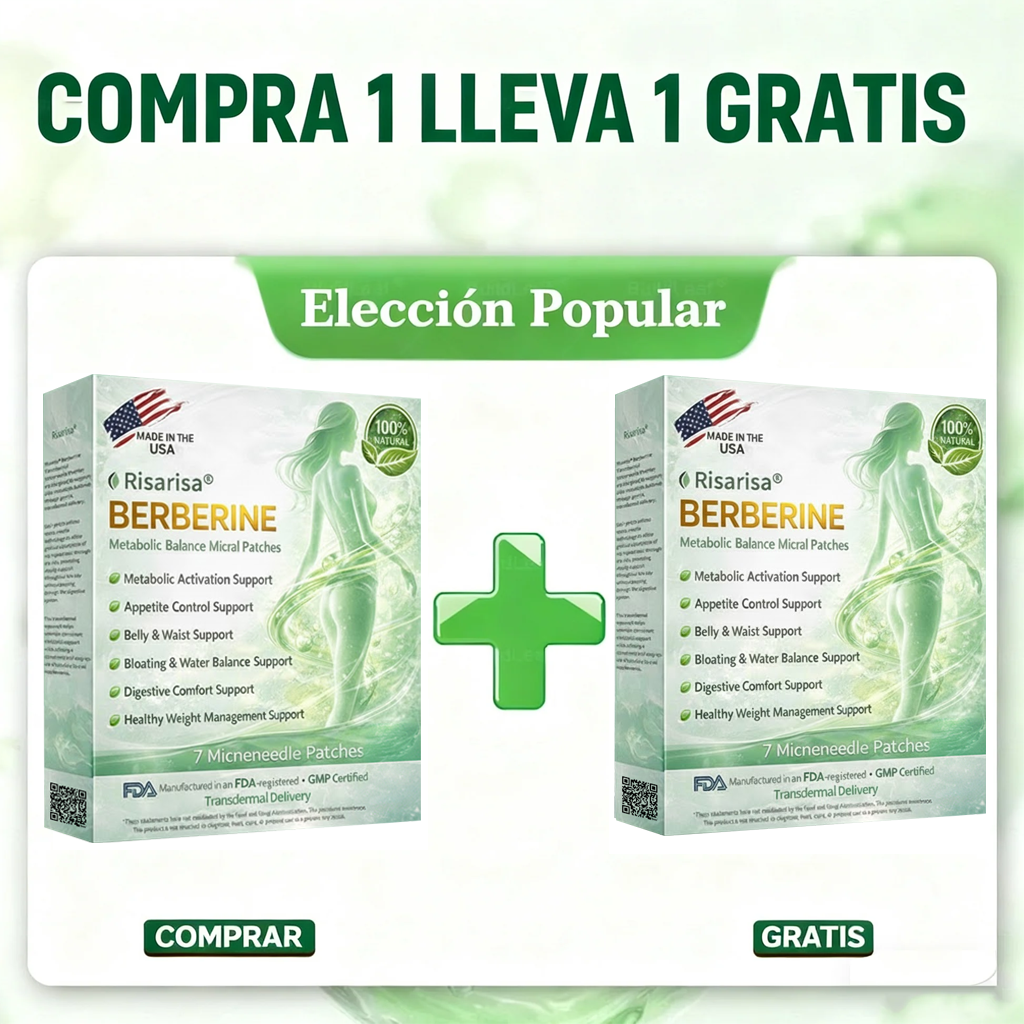 ⏳ Oferta por tiempo limitado | Risarisa® BERBERINE ❤️ Solución de Parche Nano Un enfoque integral, sin dolor ni agotamiento, para apoyar obesidad, hígado graso, presión alta, inflamación y dolor articular, todo en un solo protocolo.🎐🔔