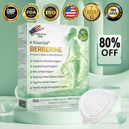 ⏳ Oferta por tiempo limitado | Risarisa® BERBERINE ❤️ Solución de Parche Nano Un enfoque integral, sin dolor ni agotamiento, para apoyar obesidad, hígado graso, presión alta, inflamación y dolor articular, todo en un solo protocolo.🎐🔔
