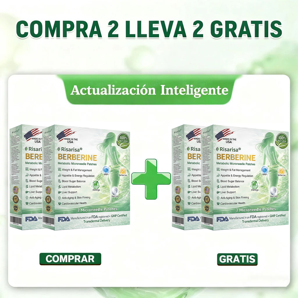 ⏳ Oferta por tiempo limitado | Risarisa® BERBERINE ❤️ Solución de Parche Nano Un enfoque integral, sin dolor ni agotamiento, para apoyar obesidad, hígado graso, presión alta, inflamación y dolor articular, todo en un solo protocolo.📢📣