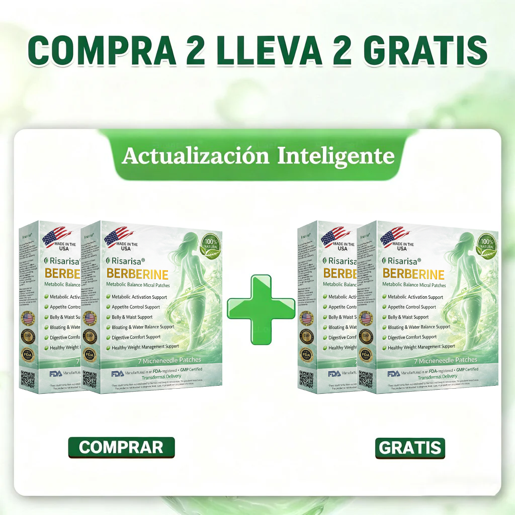 ⏳ Oferta por tiempo limitado | Risarisa® BERBERINE ❤️ Solución de Parche Nano Un enfoque integral, sin dolor ni agotamiento, para apoyar obesidad, hígado graso, presión alta, inflamación y dolor articular, todo en un solo protocolo.🎋🎍