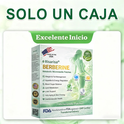 ⏳ Oferta por tiempo limitado | Risarisa® BERBERINE ❤️ Solución de Parche Nano Un enfoque integral, sin dolor ni agotamiento, para apoyar obesidad, hígado graso, presión alta, inflamación y dolor articular, todo en un solo protocolo✨
