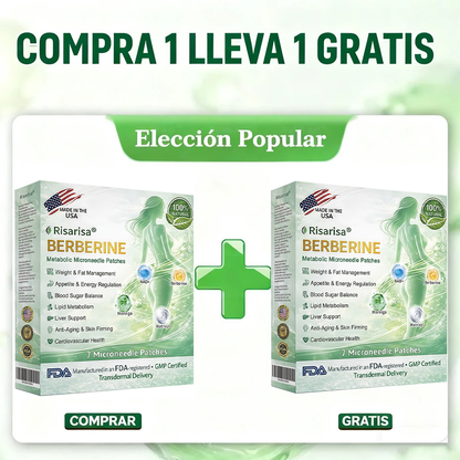 ⏳ Oferta por tiempo limitado | Risarisa® BERBERINE ❤️ Solución de Parche Nano Un enfoque integral, sin dolor ni agotamiento, para apoyar obesidad, hígado graso, presión alta, inflamación y dolor articular, todo en un solo protocolo.📢📣