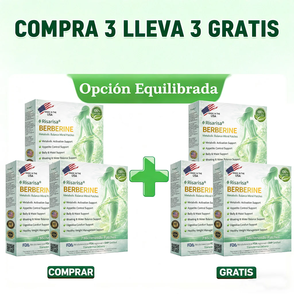 ⏳ Oferta por tiempo limitado | Risarisa® BERBERINE ❤️ Solución de Parche Nano Un enfoque integral, sin dolor ni agotamiento, para apoyar obesidad, hígado graso, presión alta, inflamación y dolor articular, todo en un solo protocolo.🎋🎍