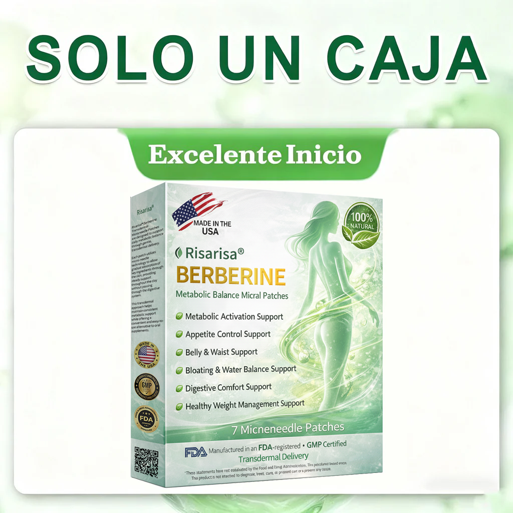 ⏳ Oferta por tiempo limitado | Risarisa® BERBERINE ❤️ Solución de Parche Nano Un enfoque integral, sin dolor ni agotamiento, para apoyar obesidad, hígado graso, presión alta, inflamación y dolor articular, todo en un solo protocolo.🎋🎍